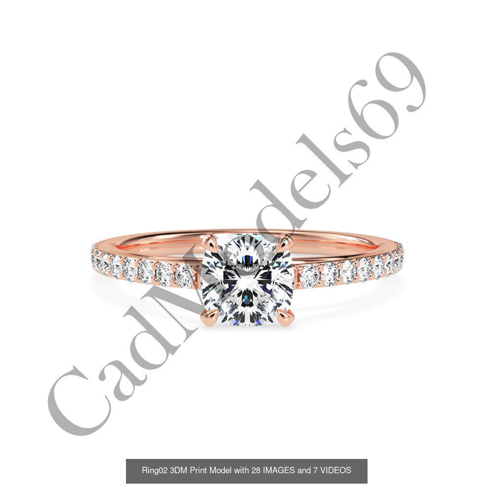 50 rings 3DM with 28 images and 7 videos for each desin 3D Model Collection_6