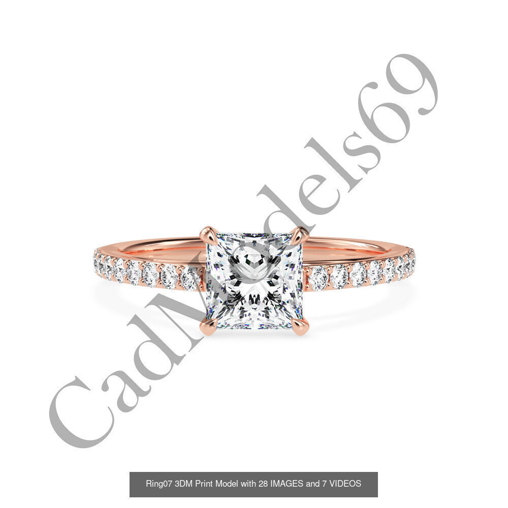 50 rings 3DM with 28 images and 7 videos for each desin 3D Model Collection_16