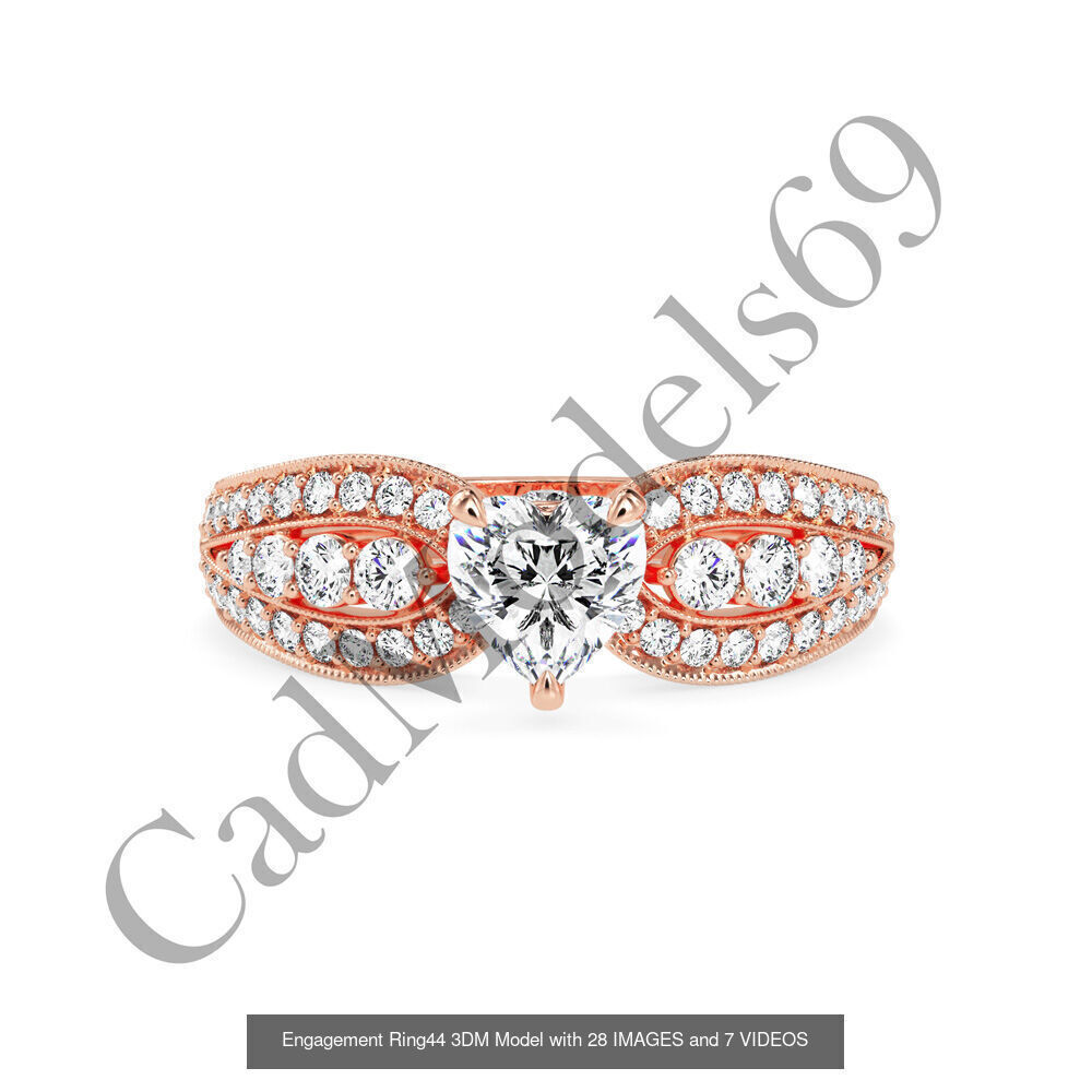 50 rings 3DM with 28 images and 7 videos for each desin 3D Model Collection_75