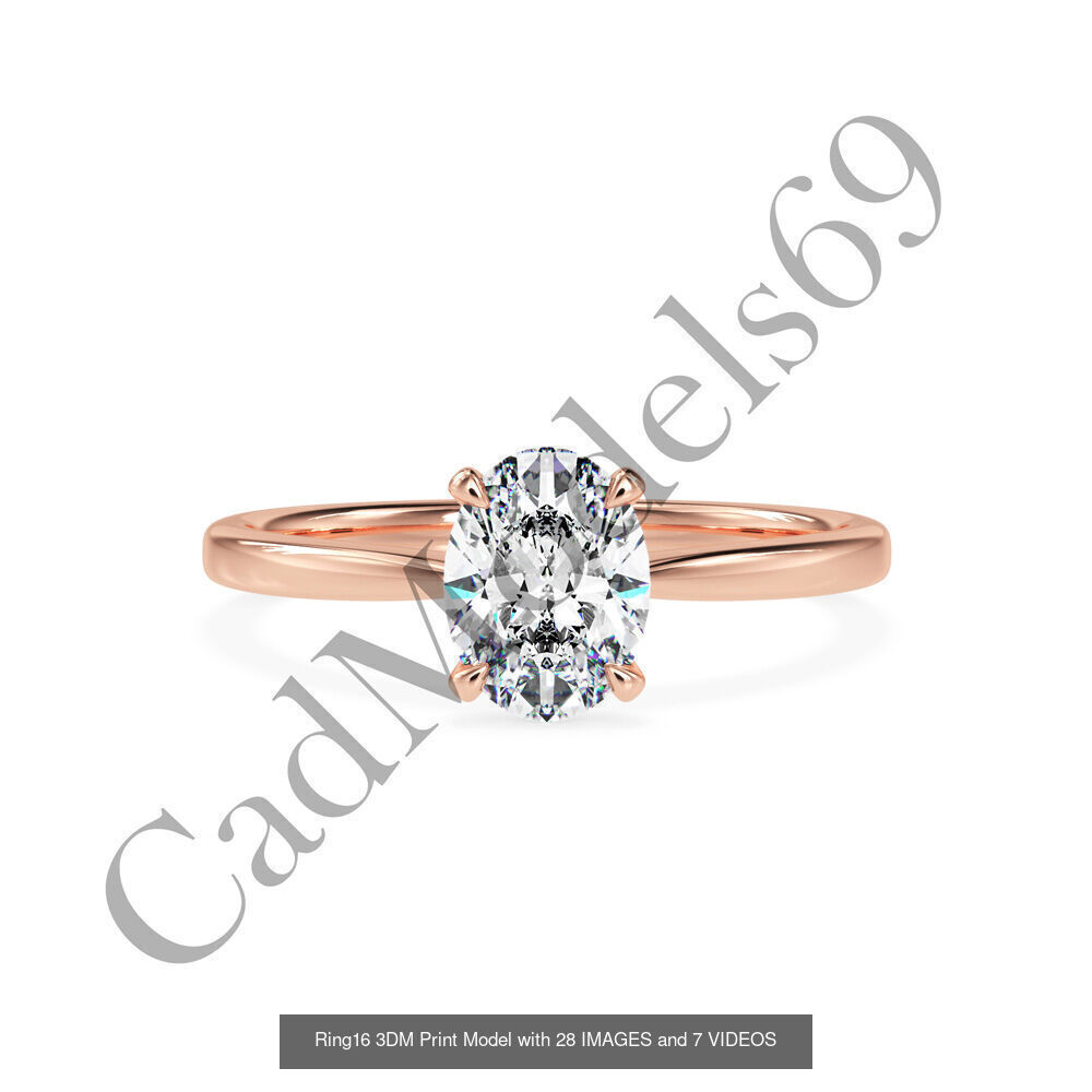 50 rings 3DM with 28 images and 7 videos for each desin 3D Model Collection_34