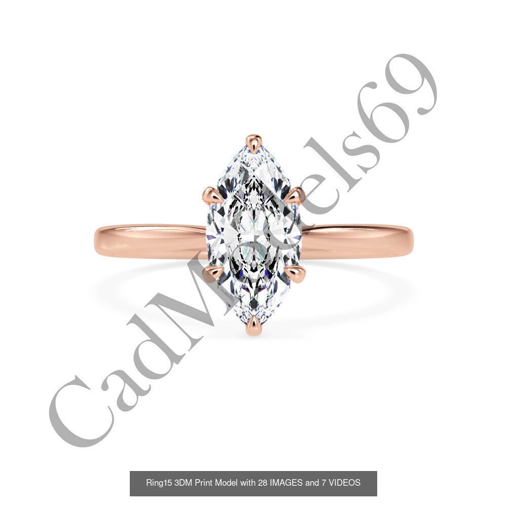 50 rings 3DM with 28 images and 7 videos for each desin 3D Model Collection_32