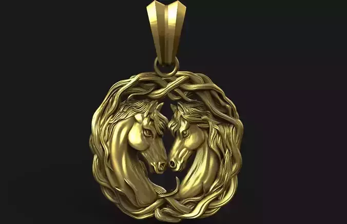 Horses pendant 