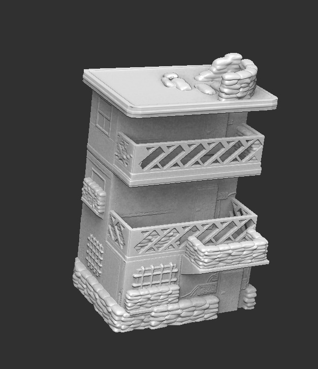 Modern Military Command Post  Tactical HQ  3D print model_9