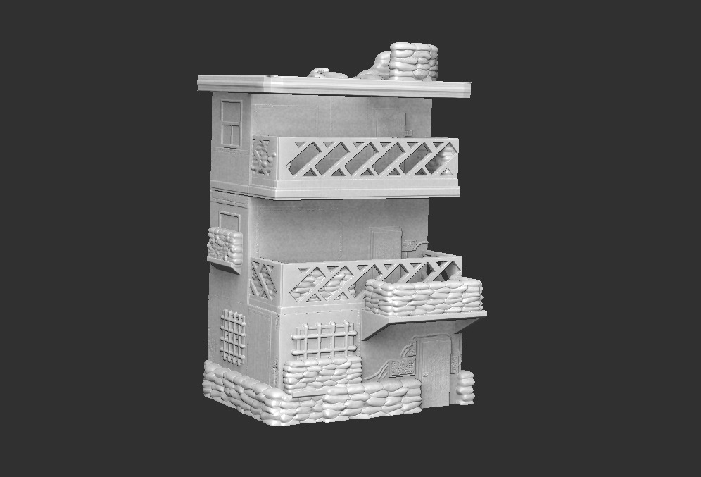 Modern Military Command Post  Tactical HQ  3D print model_8