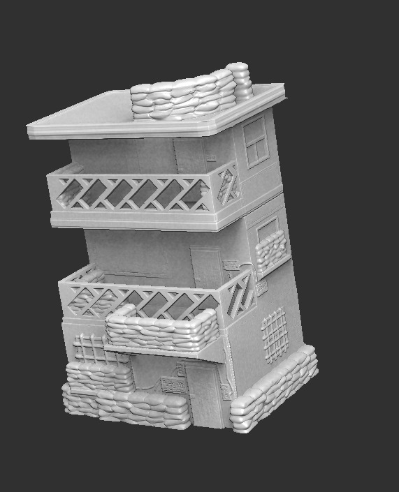 Modern Military Command Post  Tactical HQ  3D print model_10