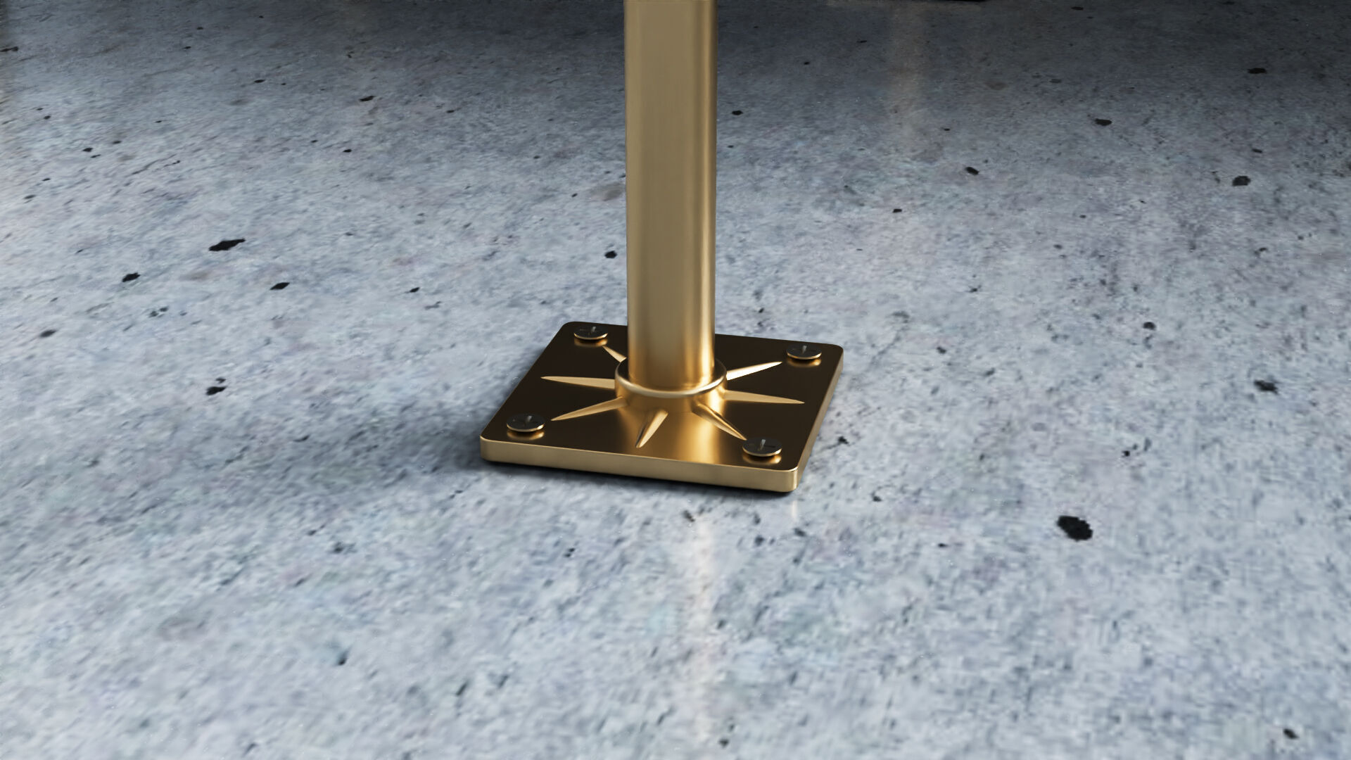 Raised or Access Floor Solid Panel with Perforated Panel set 3D model_4