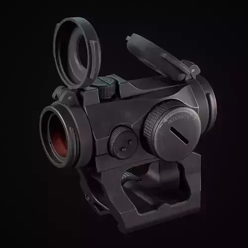 Scope MicroT2 Low-poly 3D model