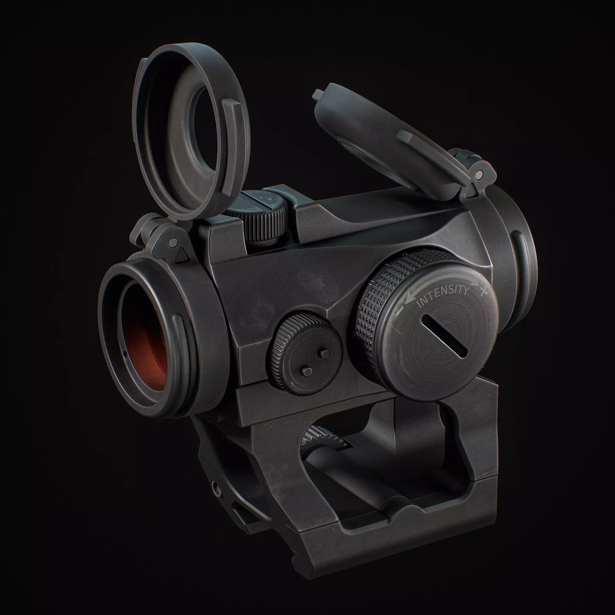 Scope MicroT2 Low-poly 3D model