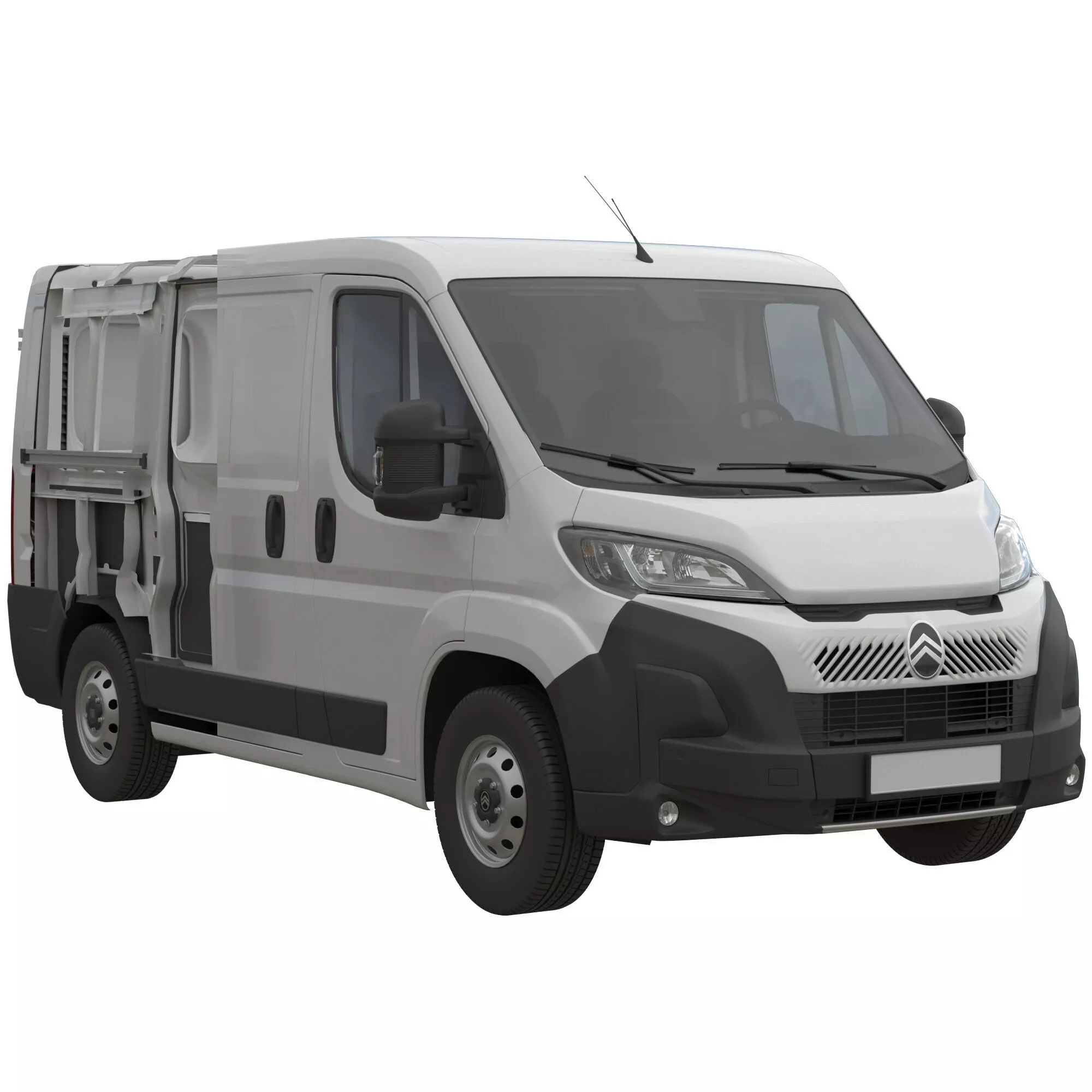 2024 Citroen JUMPER L1H1 Detailed interior 3D model