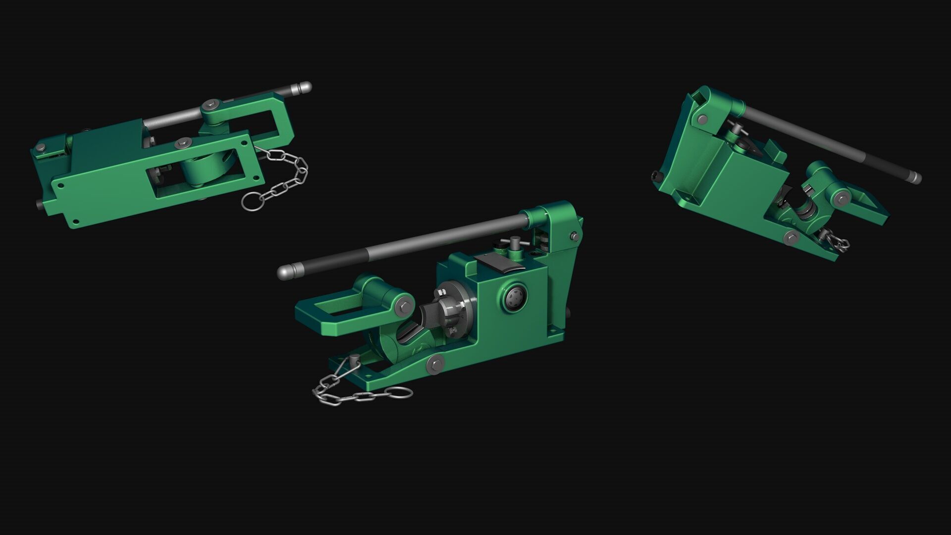 Cable cutter 3D model_5