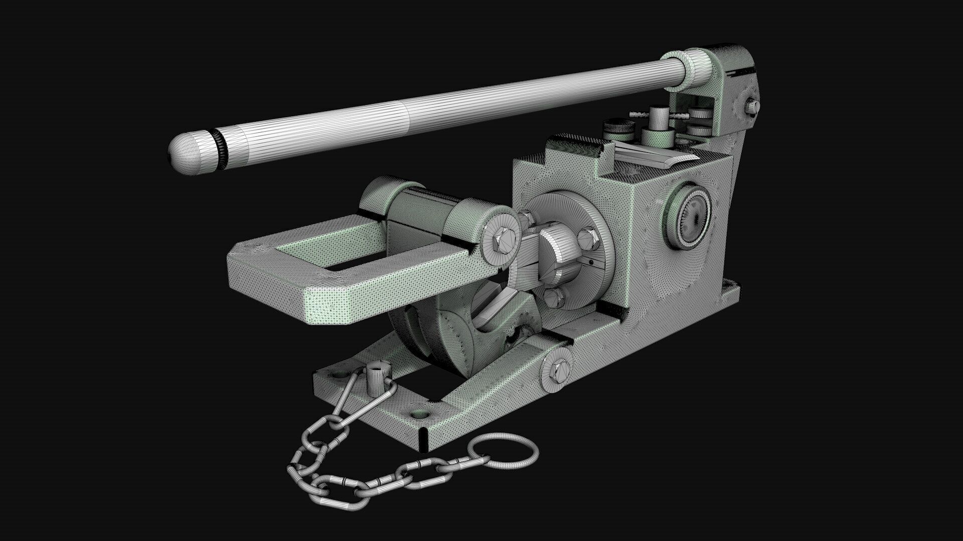 Cable cutter 3D model_6