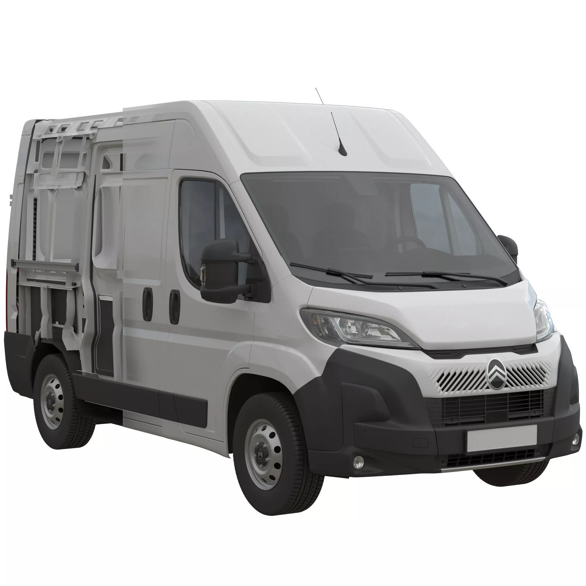 2024 Citroen JUMPER L1H2 Detailed interior 3D model