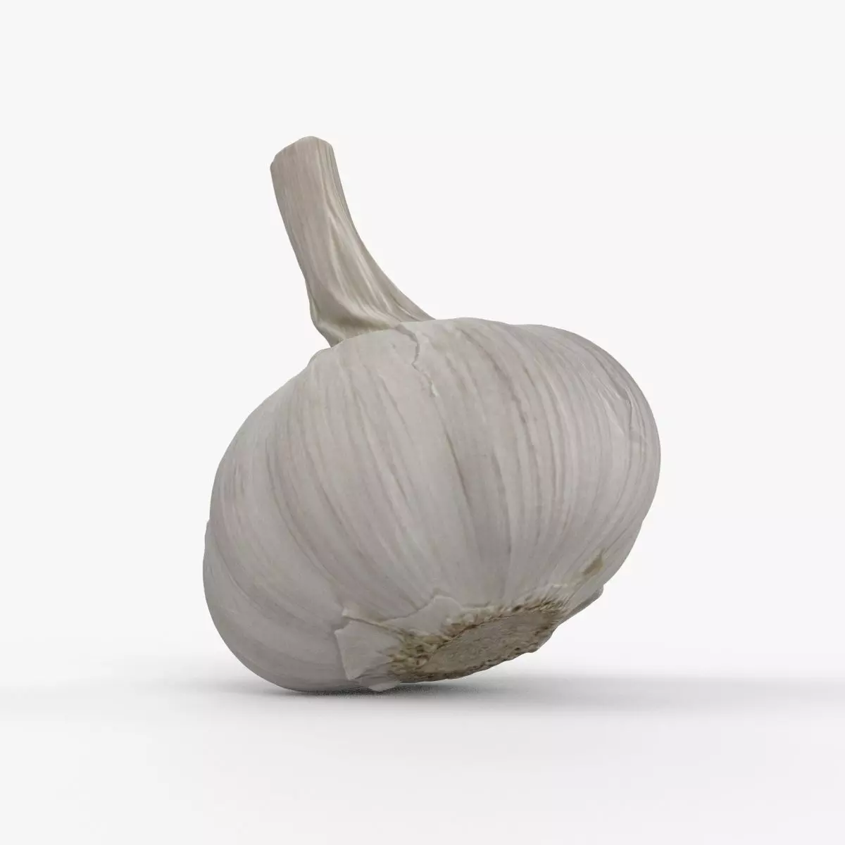 Photorealistic 3D scan of garlic Low-poly 3D model_0