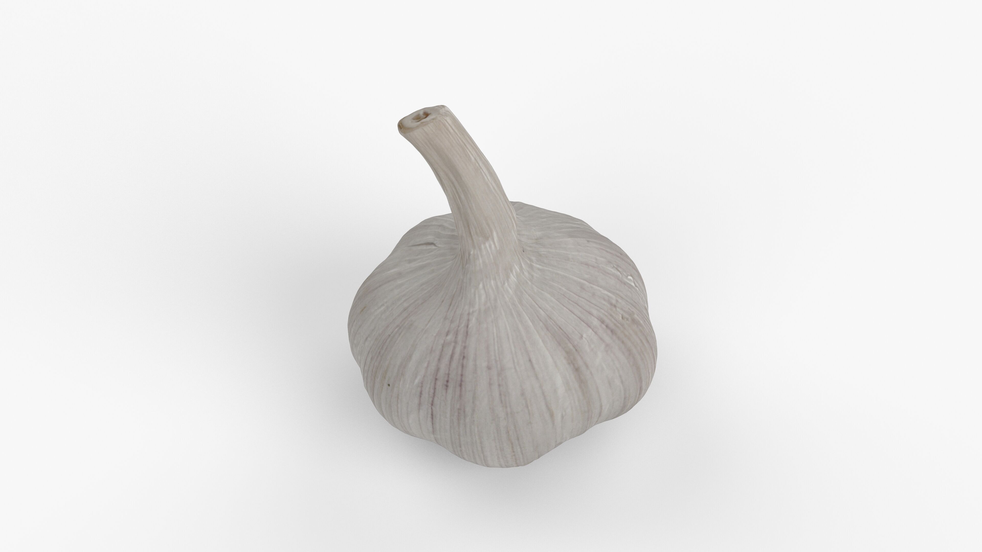 Photorealistic 3D scan of garlic Low-poly 3D model_12