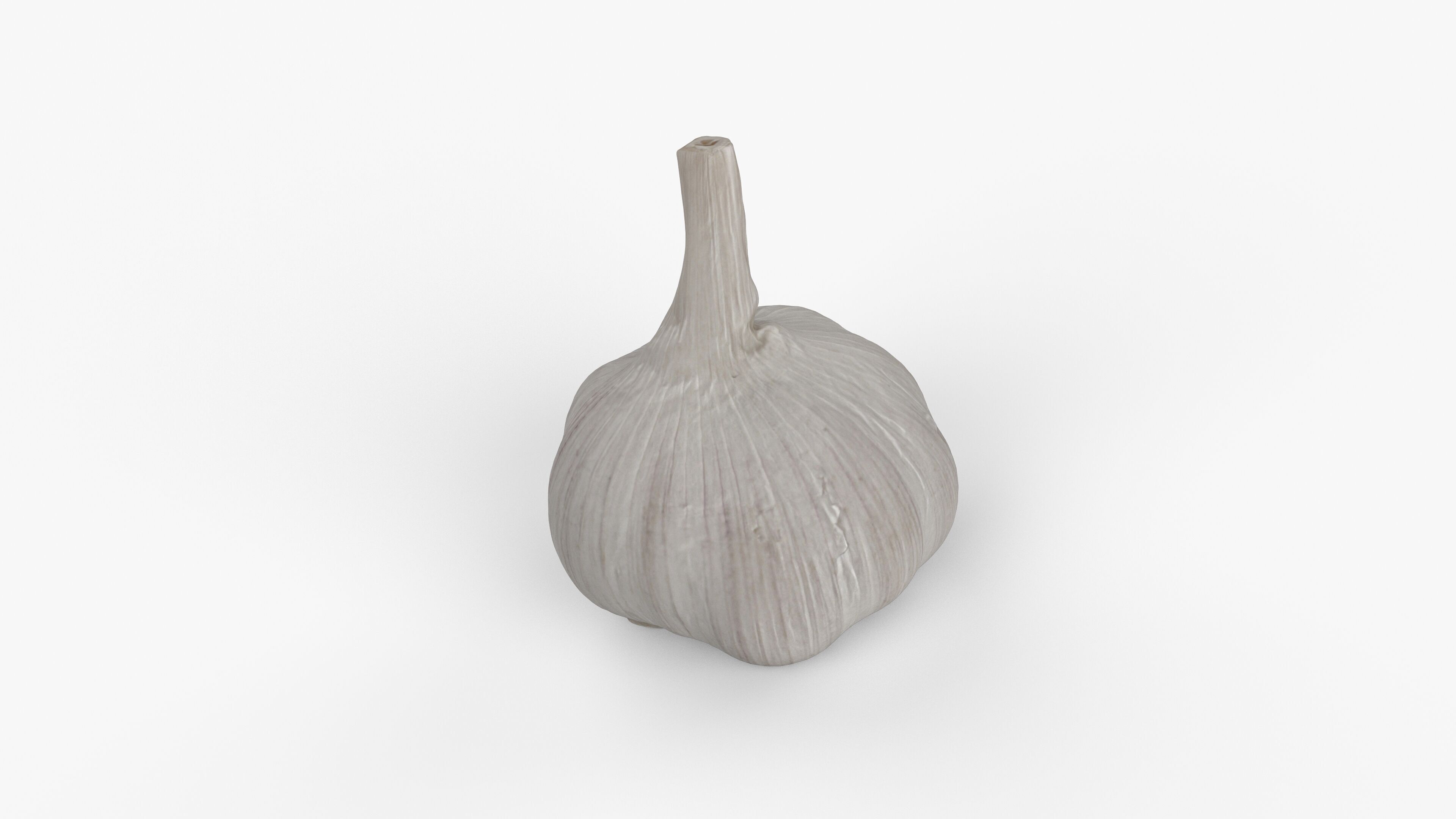 Photorealistic 3D scan of garlic Low-poly 3D model_11