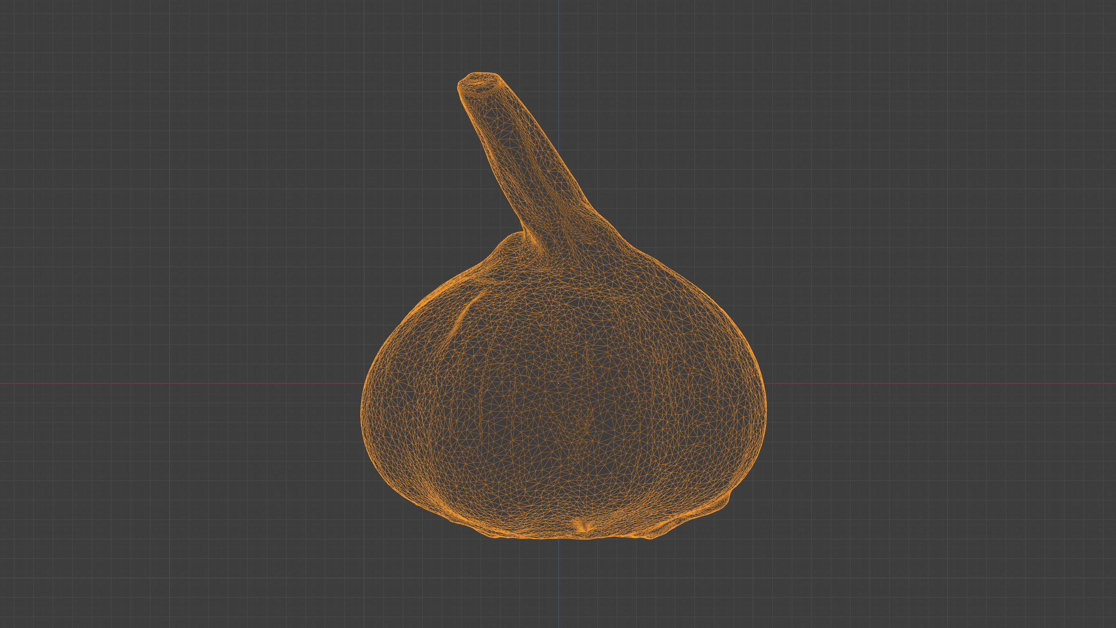 Photorealistic 3D scan of garlic Low-poly 3D model_22