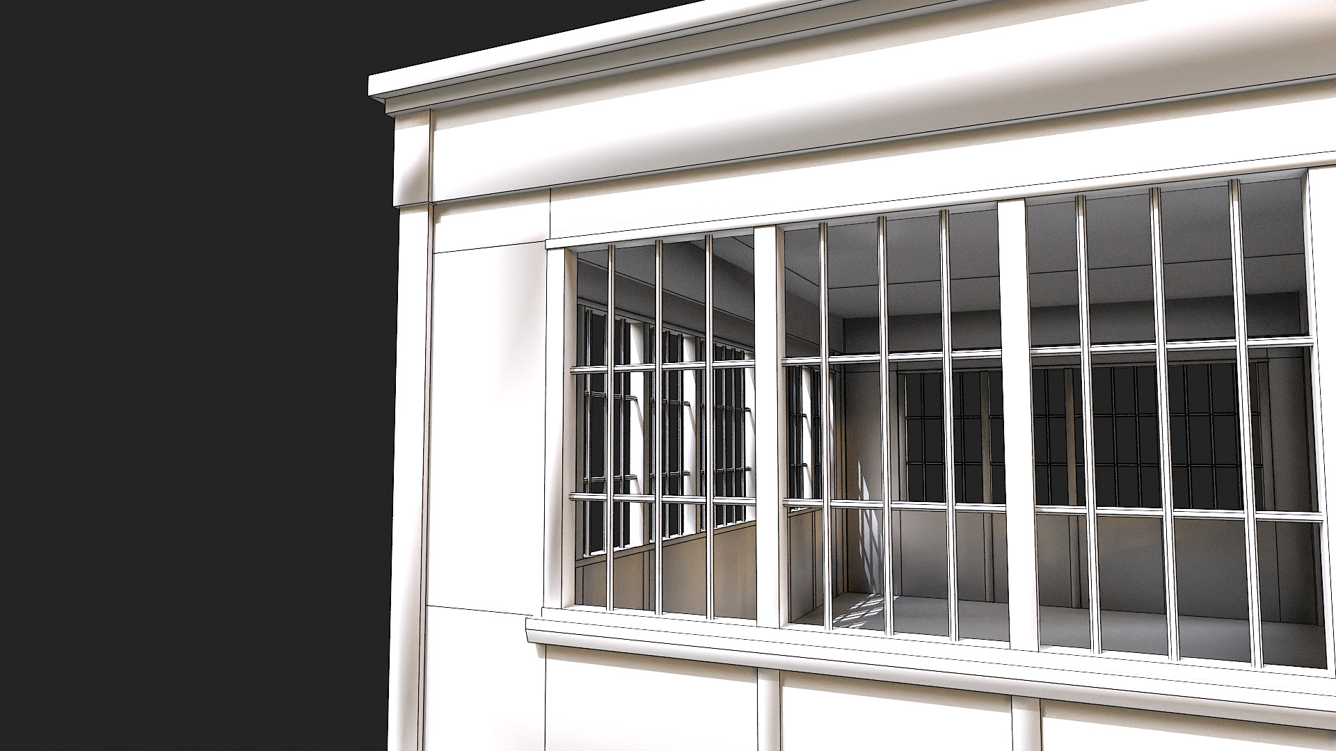 Old Abandoned Gas Station Low Poly PBR  Low-poly 3D model_13