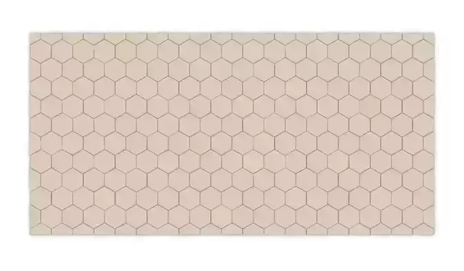 Slanted Hexagon 3D Panel