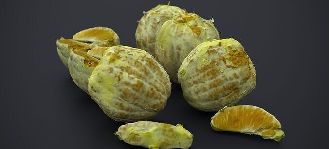 PEEL ORANGE 2024 3D model 4