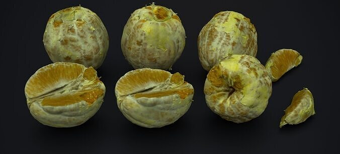 PEEL ORANGE 2024 3D model 2