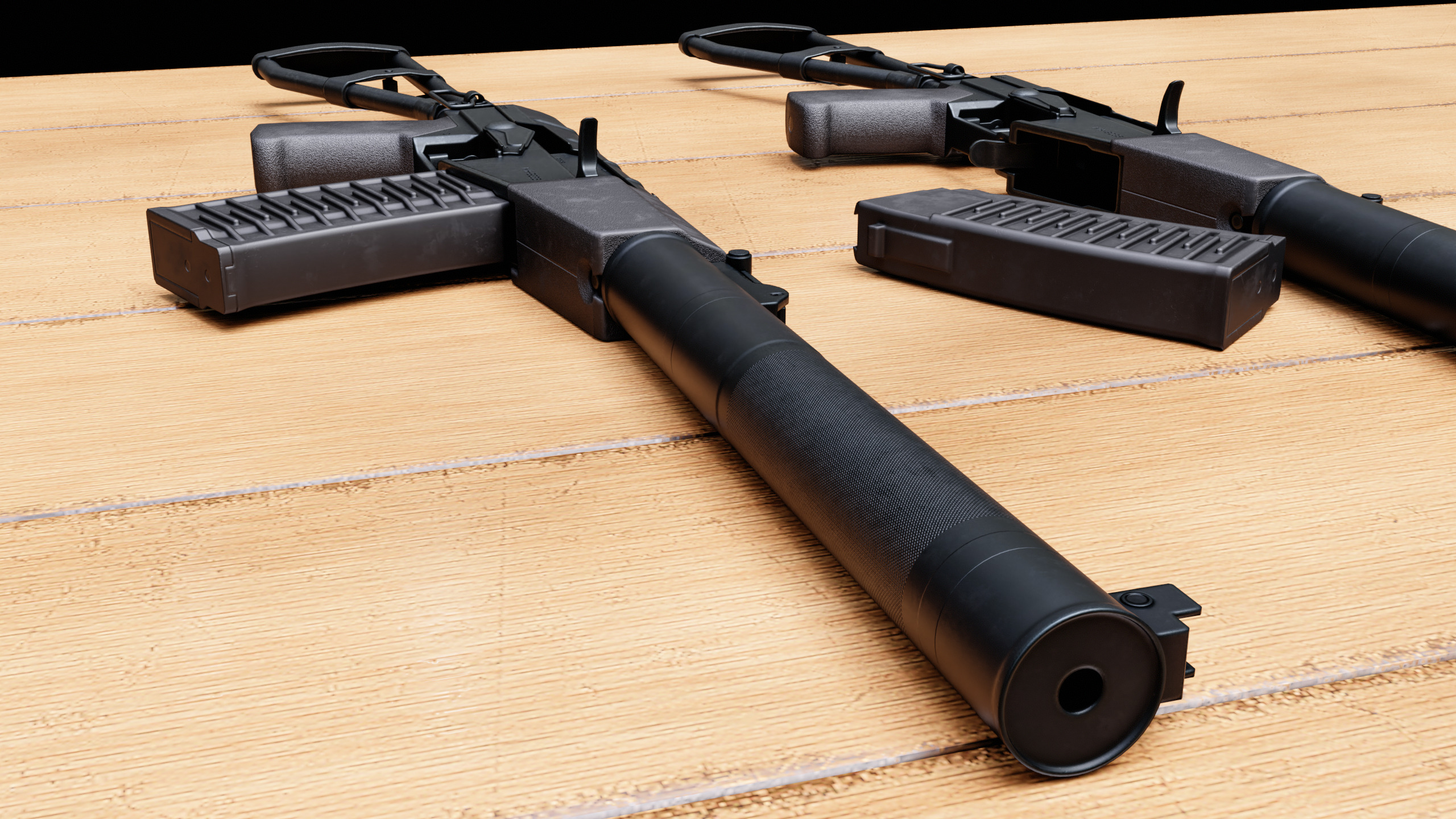 AS VAL rifle 3D model_10