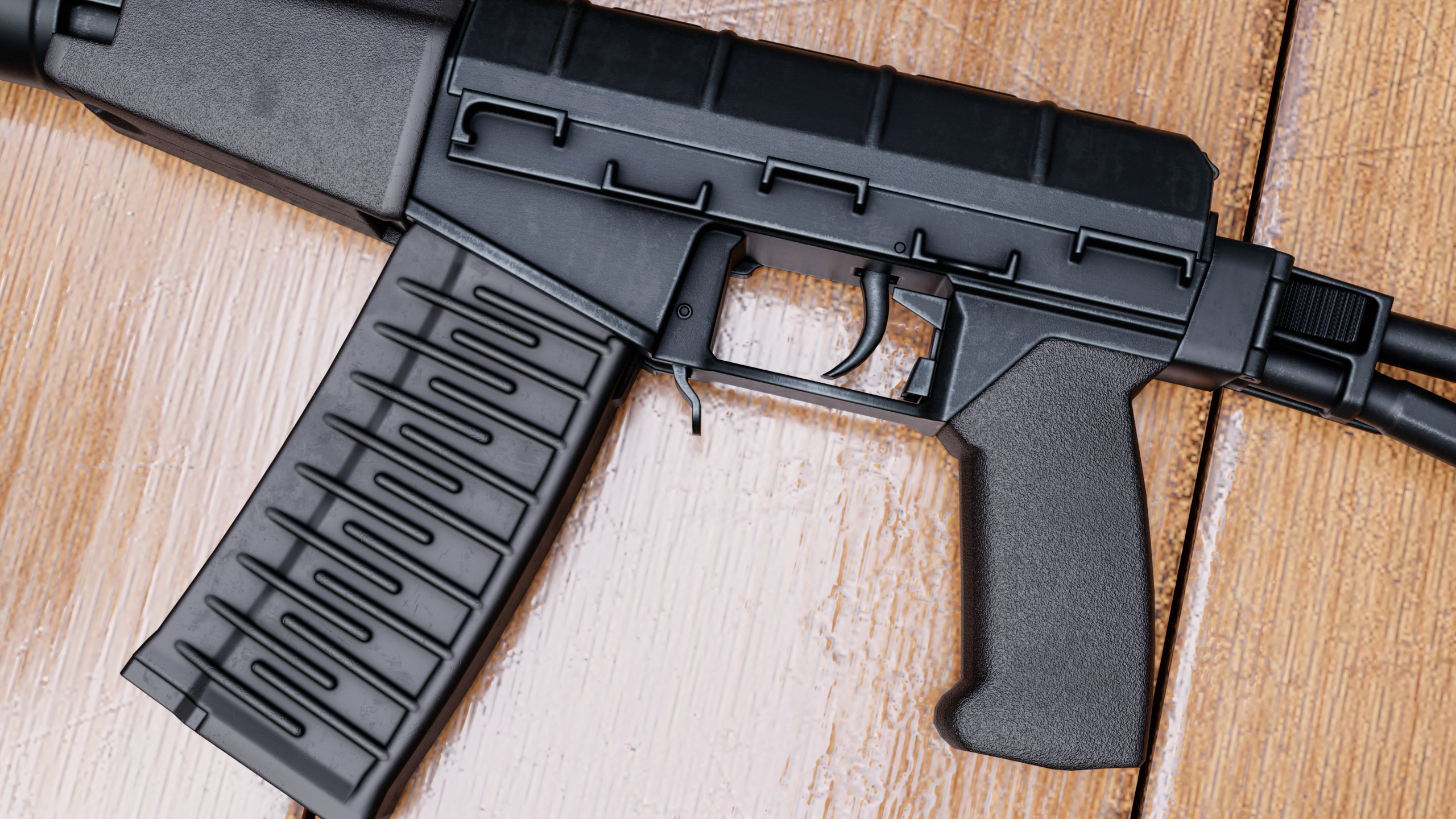 AS VAL rifle 3D model_8