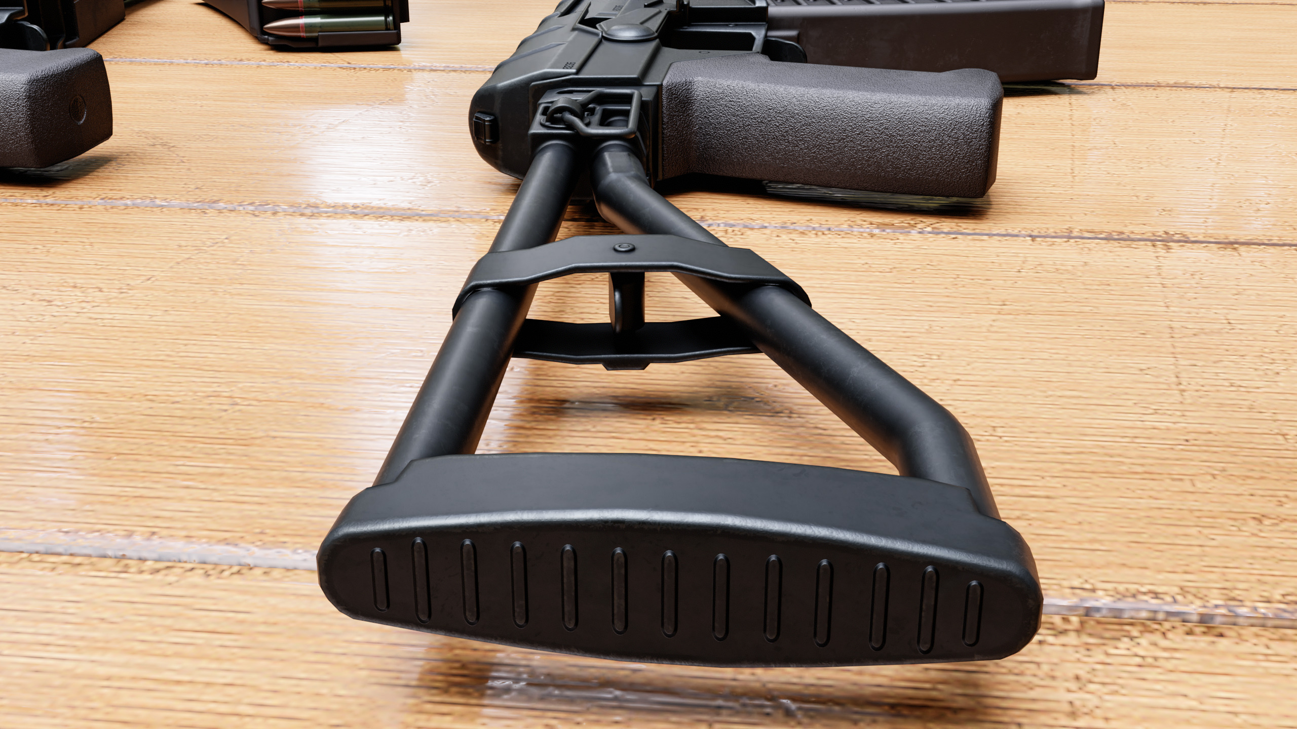 AS VAL rifle 3D model_3