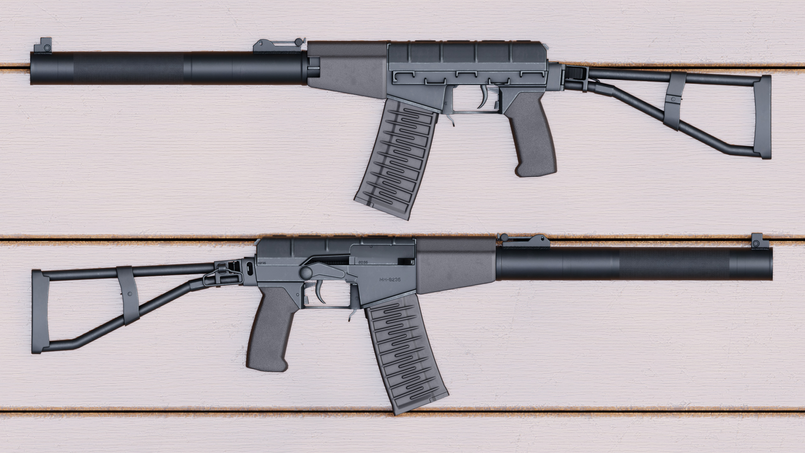 AS VAL rifle 3D model_19