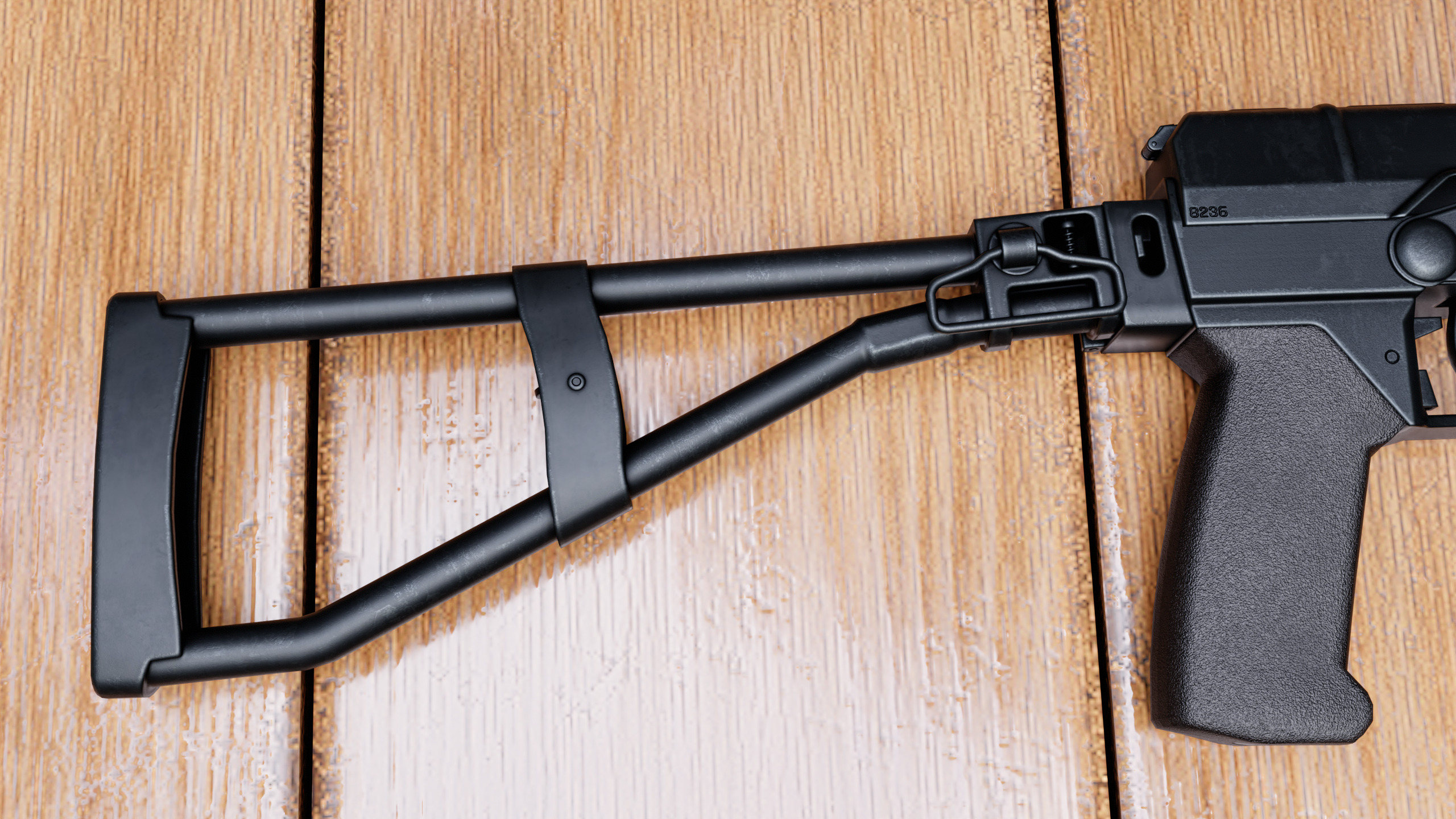 AS VAL rifle 3D model_2