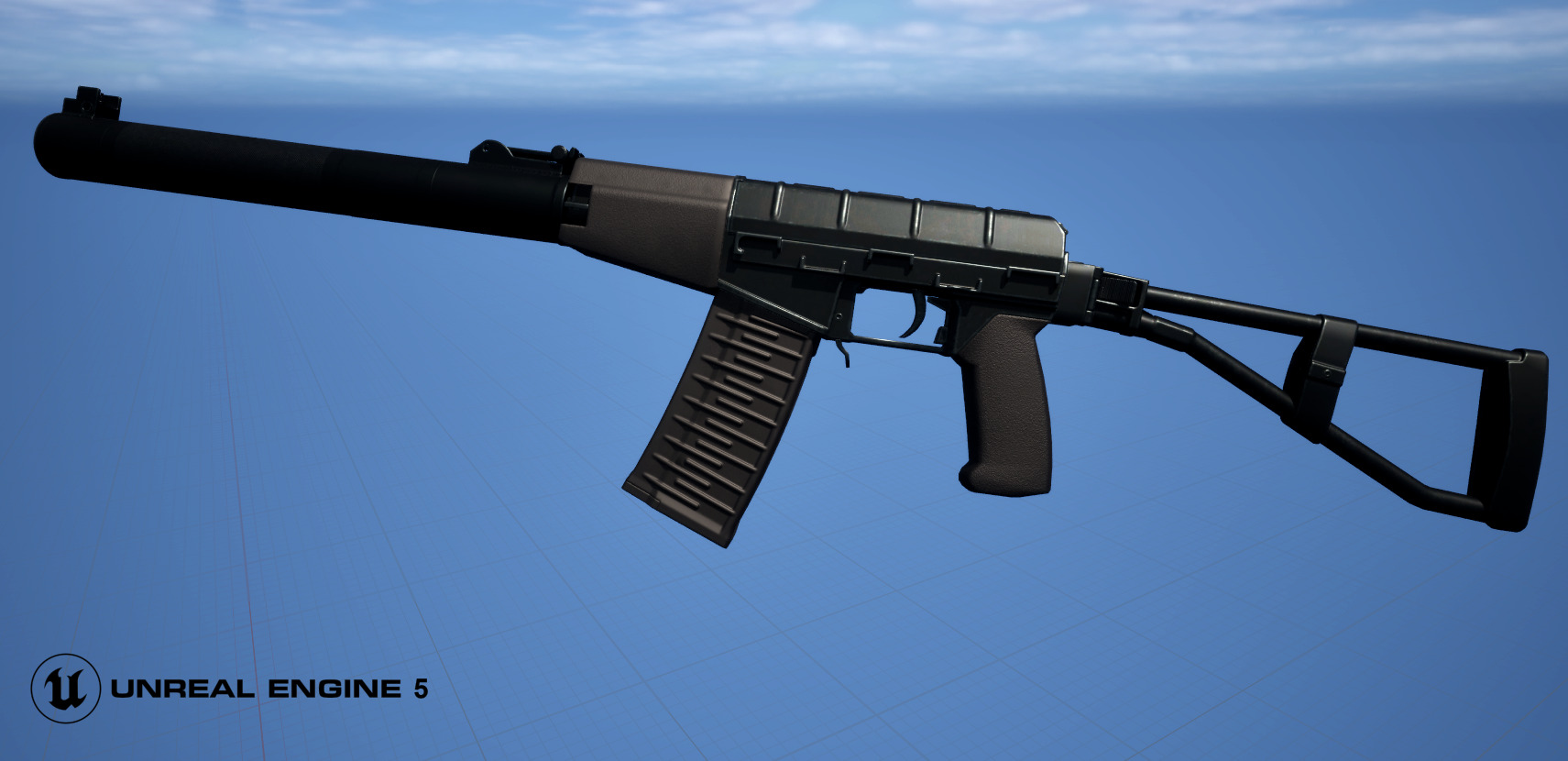 AS VAL rifle 3D model_25