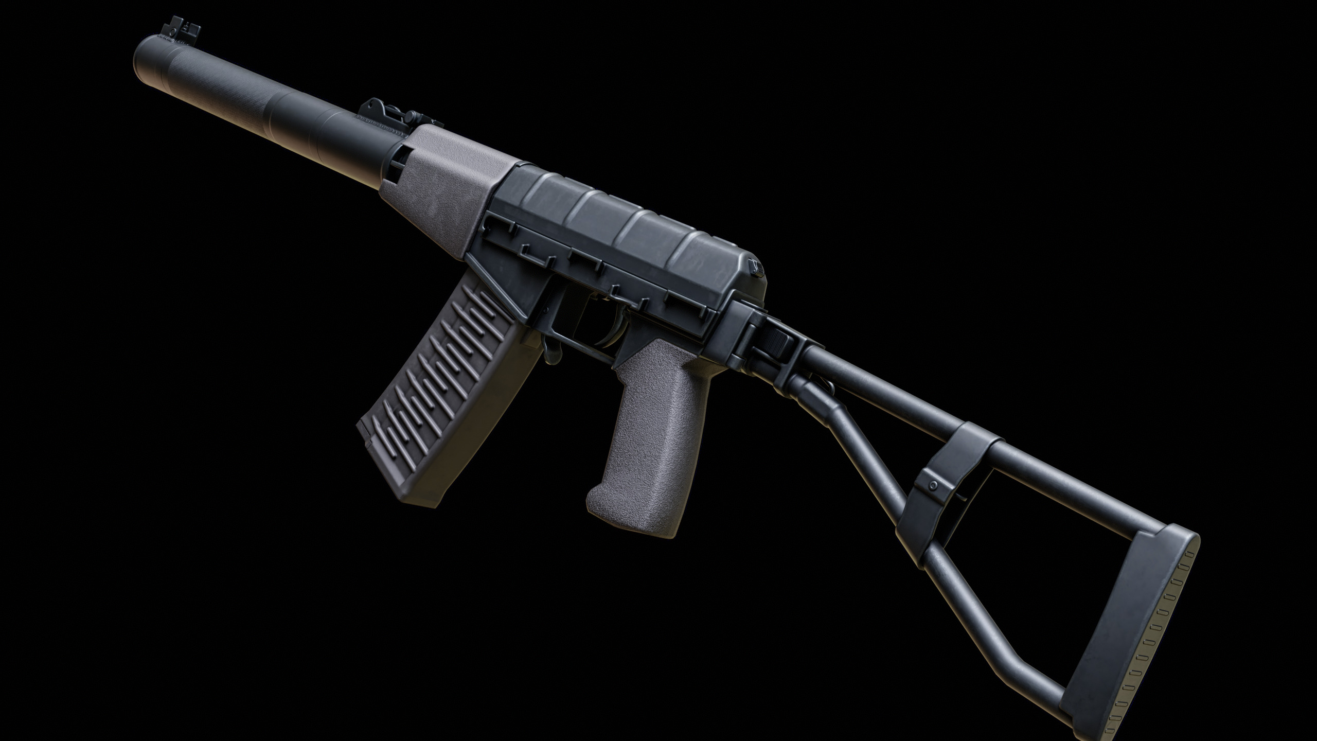 AS VAL rifle 3D model_17