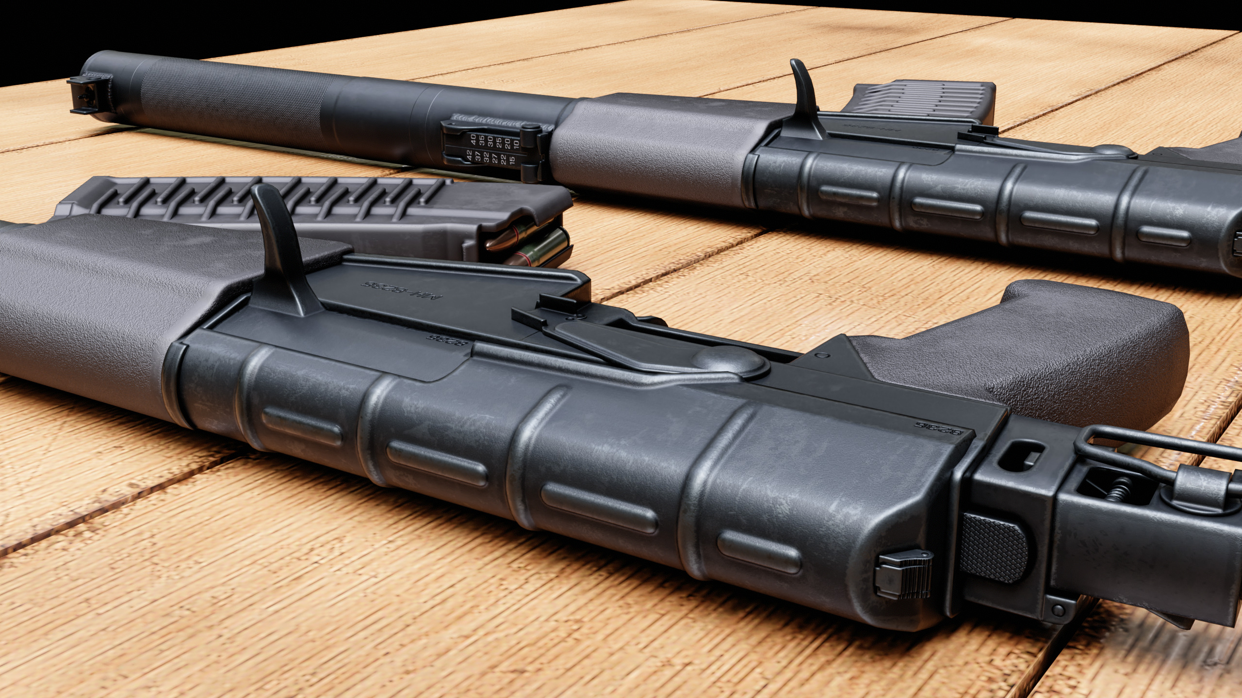 AS VAL rifle 3D model_13