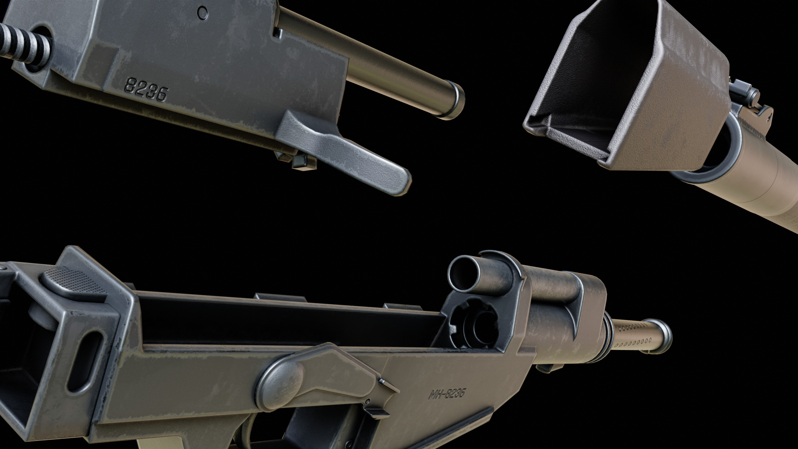 AS VAL rifle 3D model_23