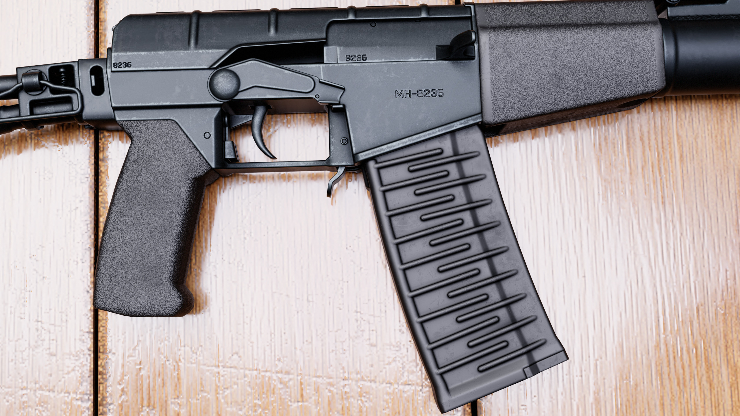 AS VAL rifle 3D model_4