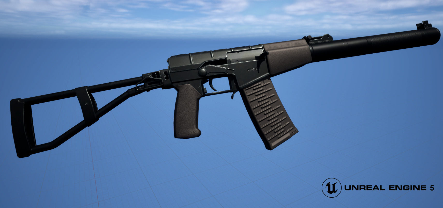 AS VAL rifle 3D model_24