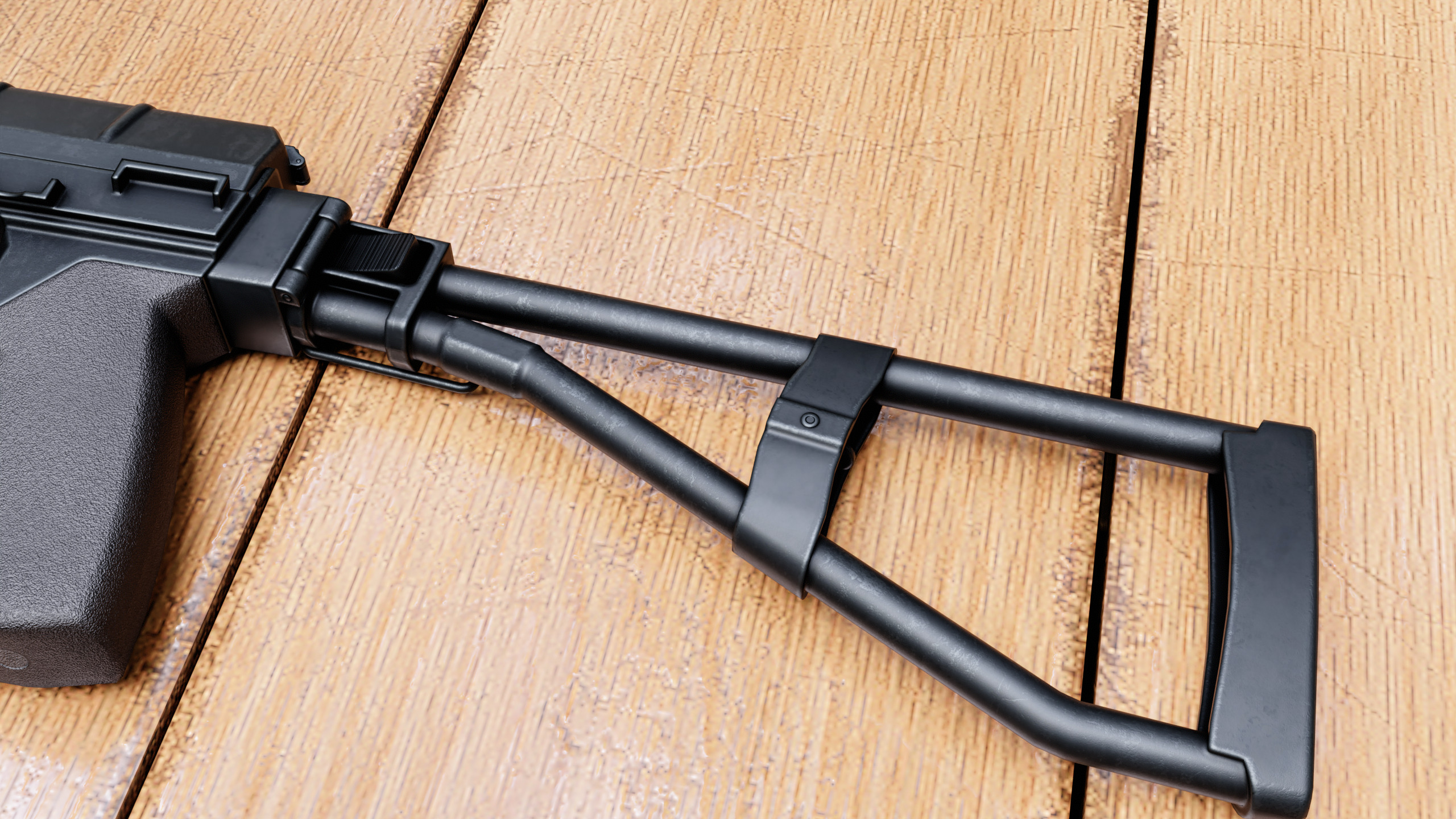 AS VAL rifle 3D model_9