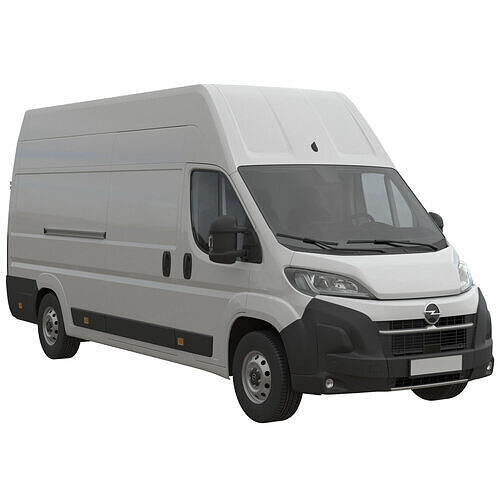 2024 Opel Movano  L4H3 Detailed interior 3D model