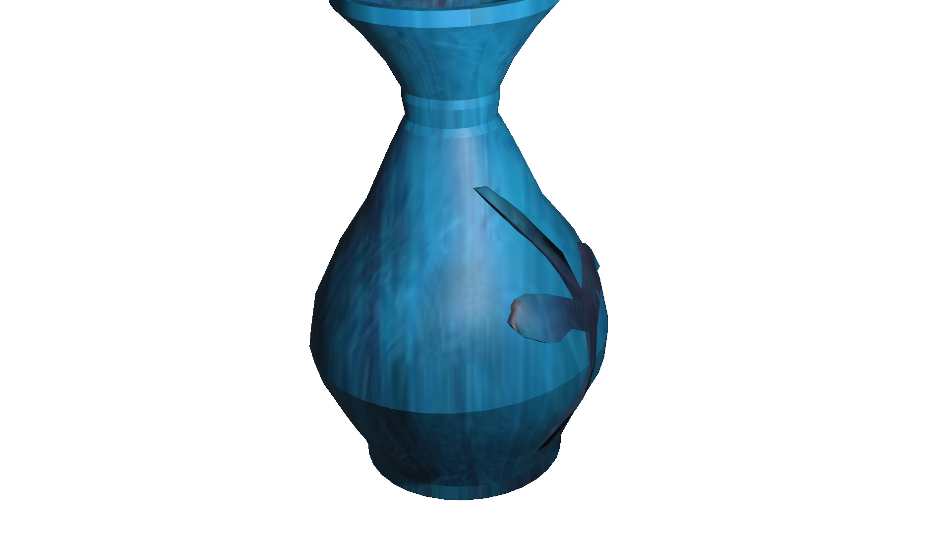 flowerpot Low-poly 3D model_3