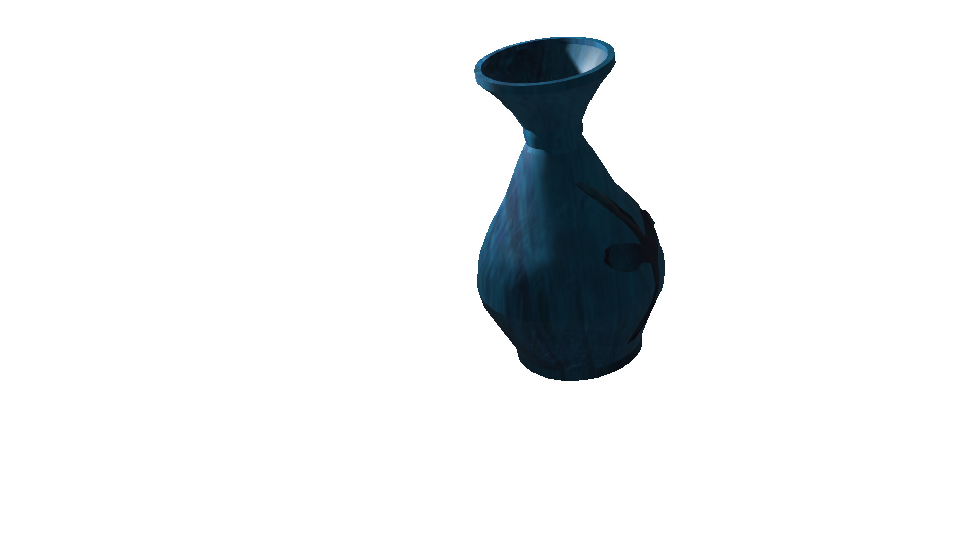 flowerpot Low-poly 3D model_4