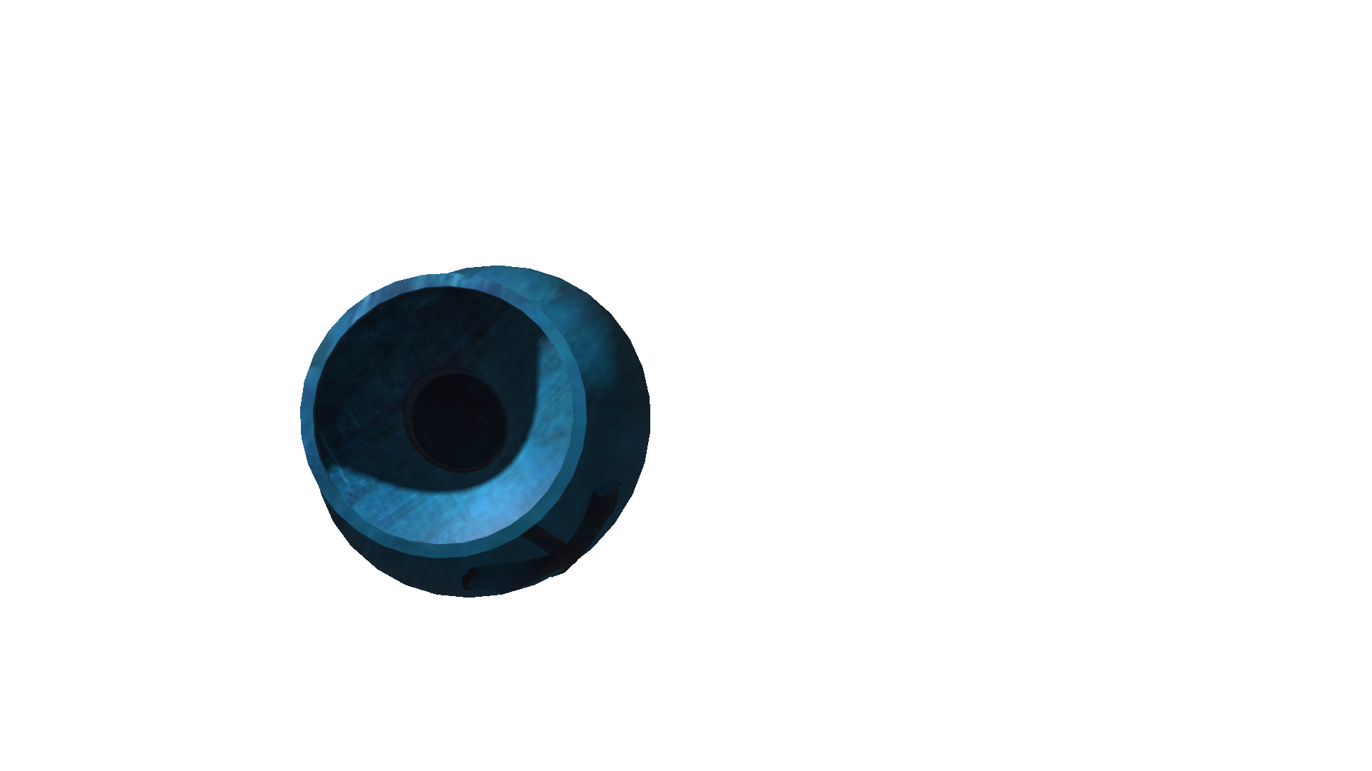 flowerpot Low-poly 3D model_1