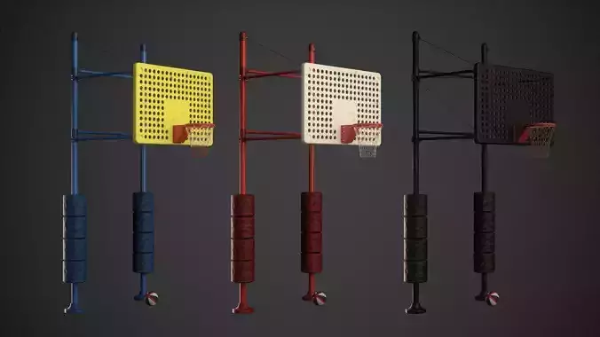 Basketball Hoop 3D model