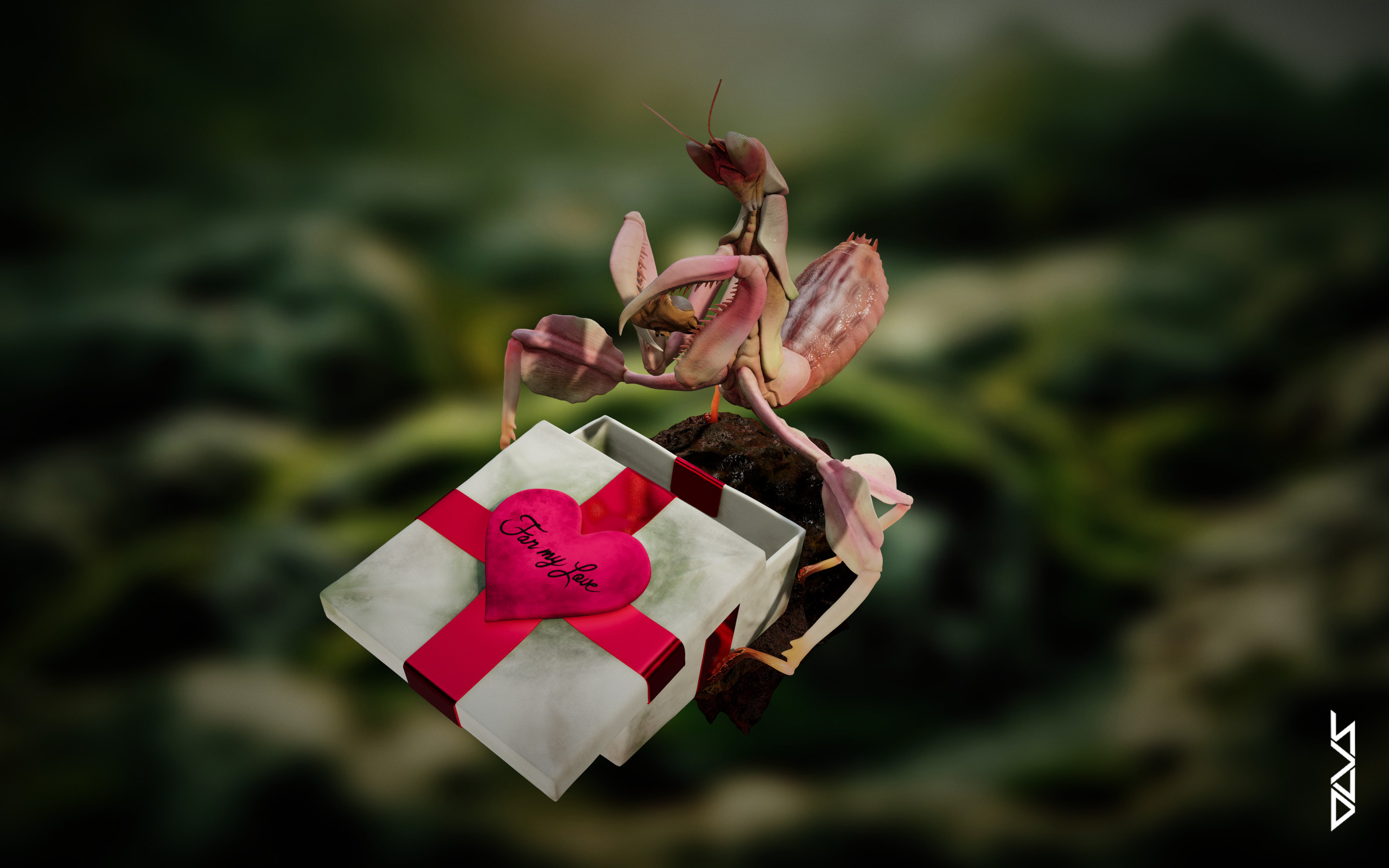 FOR MY LOVE San Valentino 2025 3D print model_1