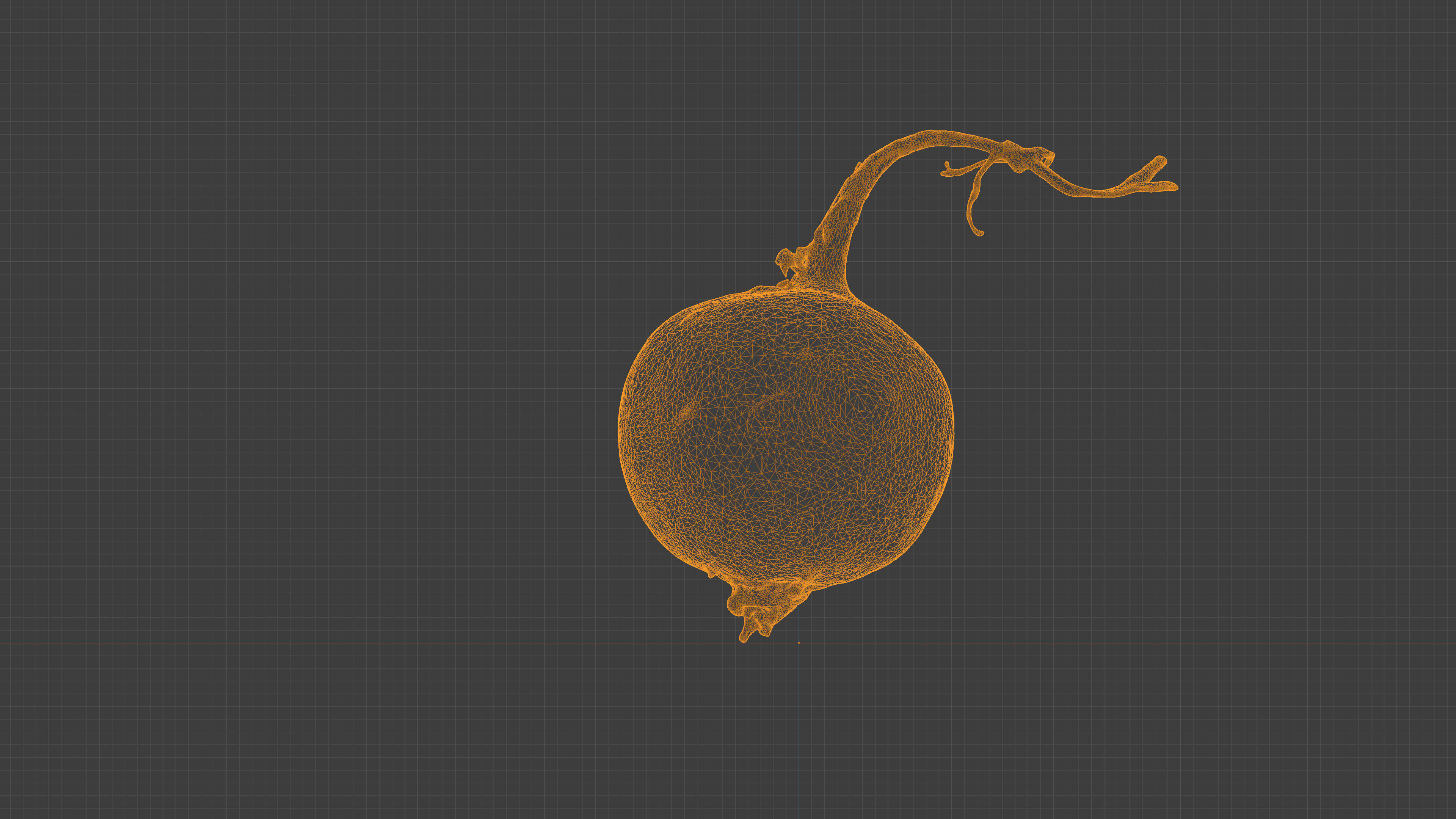 Photorealistic 3D scan of pink radish Low-poly 3D model_25