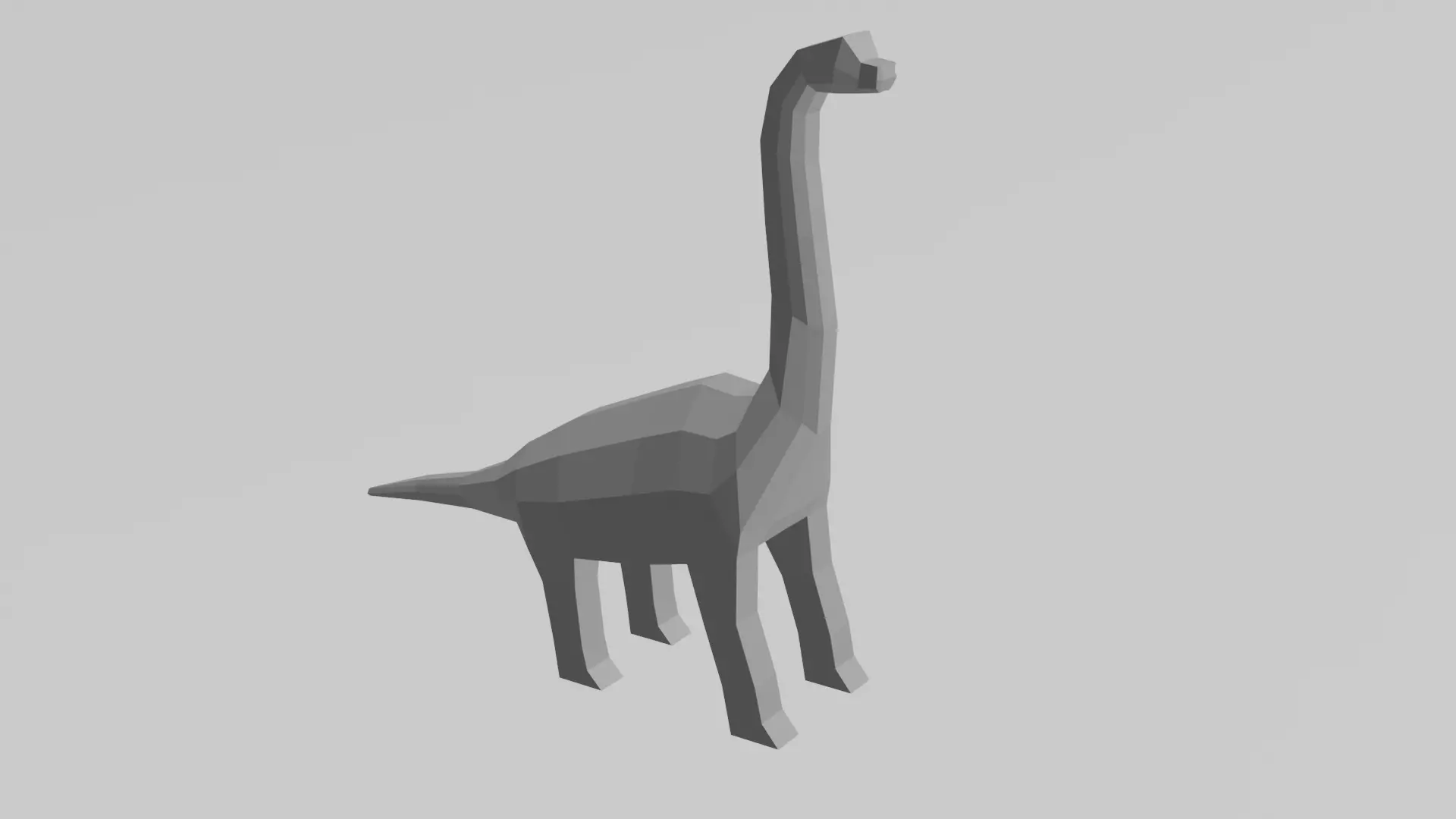 Brachiosaurus Free 3D print model