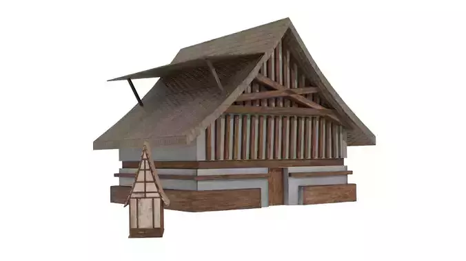 3D Fantasy House  Low-poly 3D model