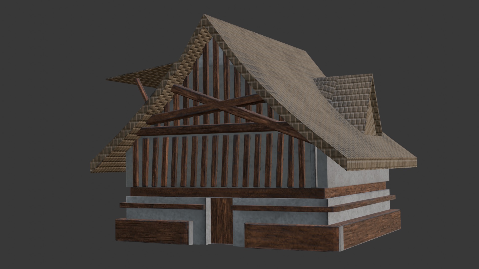 3D Fantasy House 3D Model Collection_10