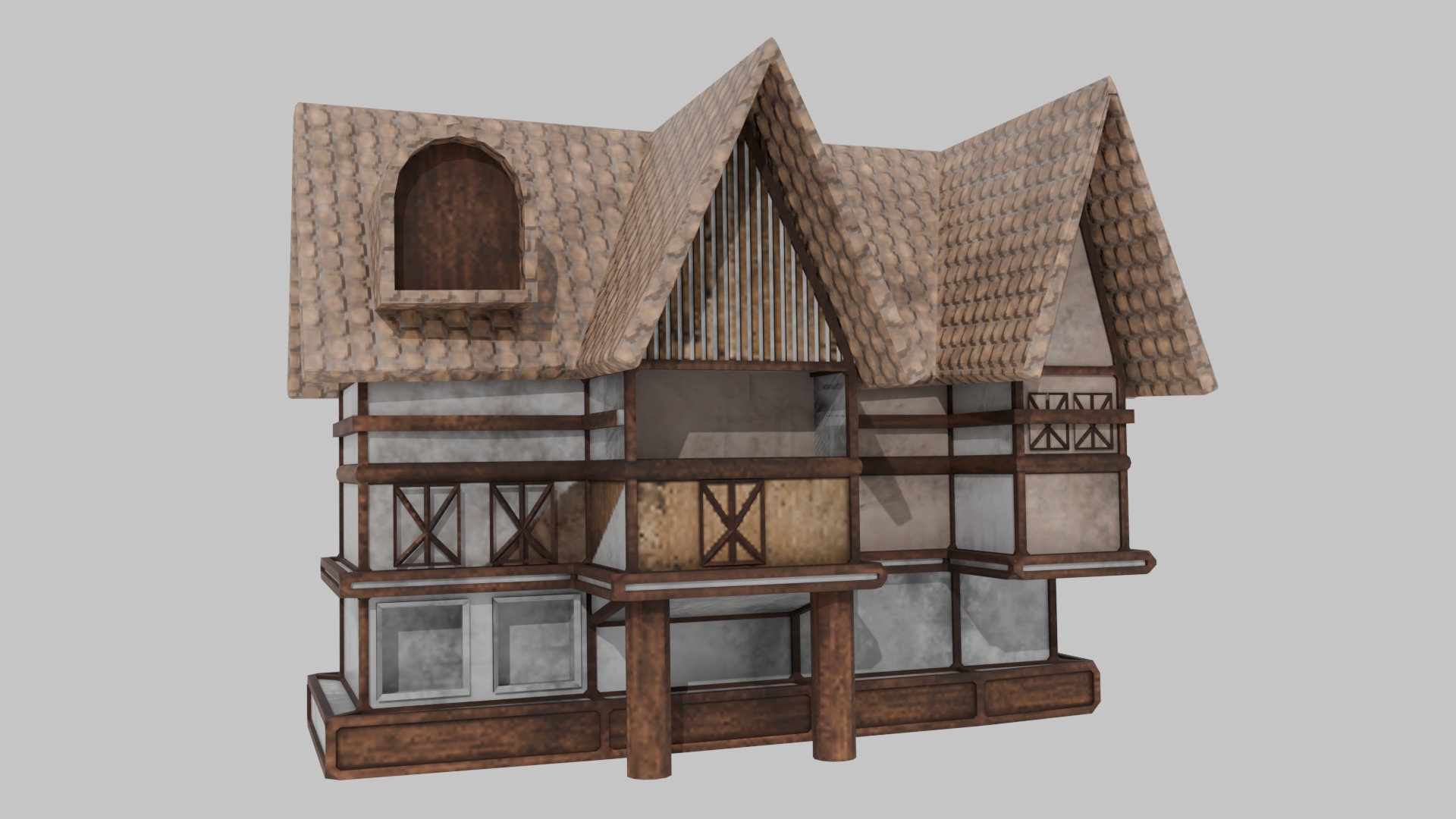 3D Fantasy House 3D Model Collection_22