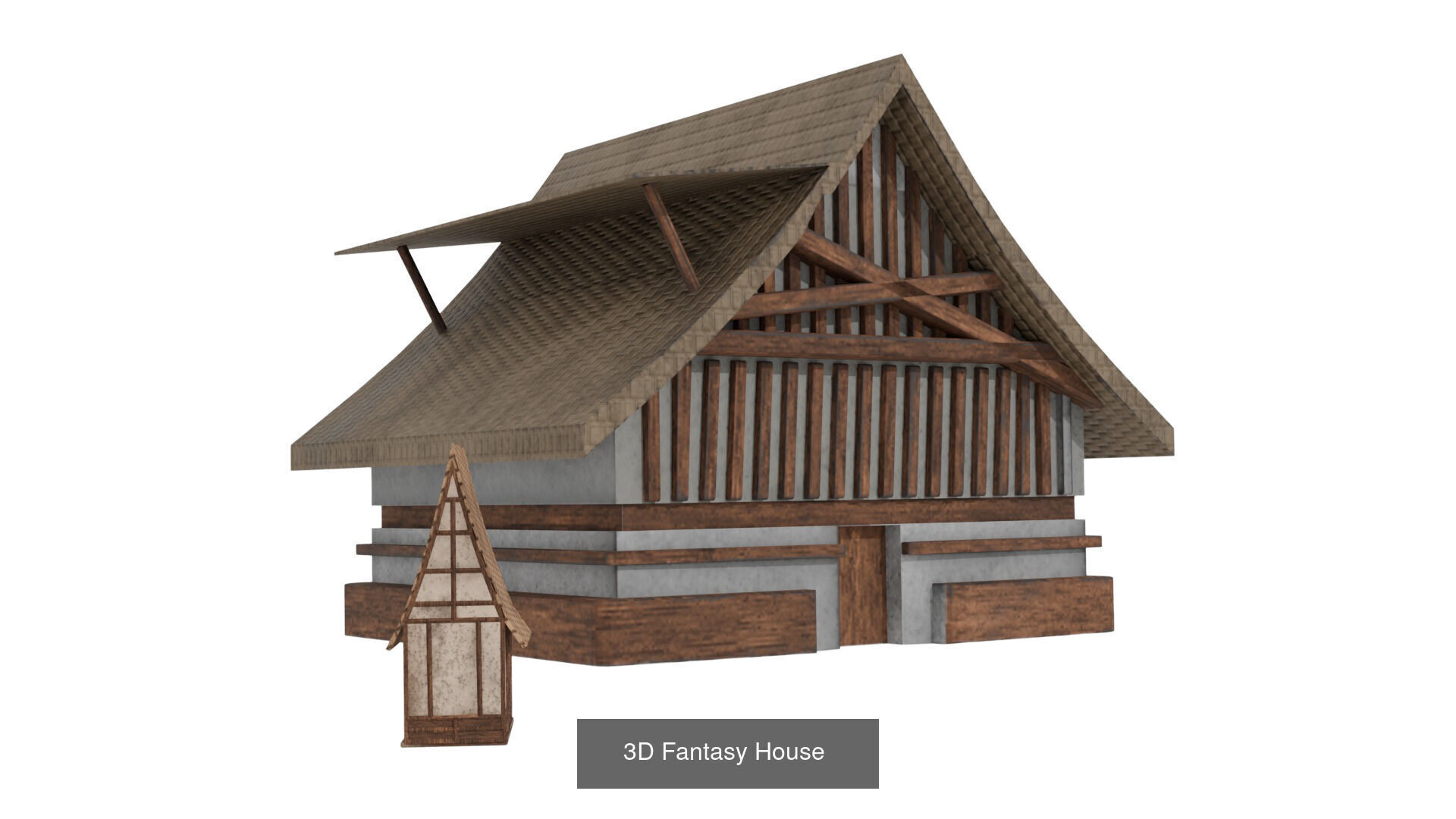 3D Fantasy House 3D Model Collection_5