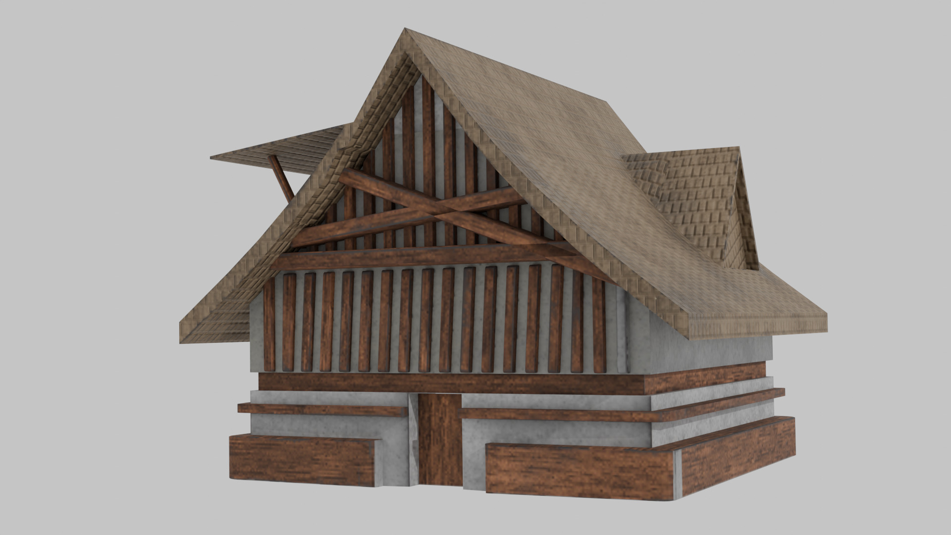 3D Mini High-Quality Fantasy Village made i  blender 3D model_18