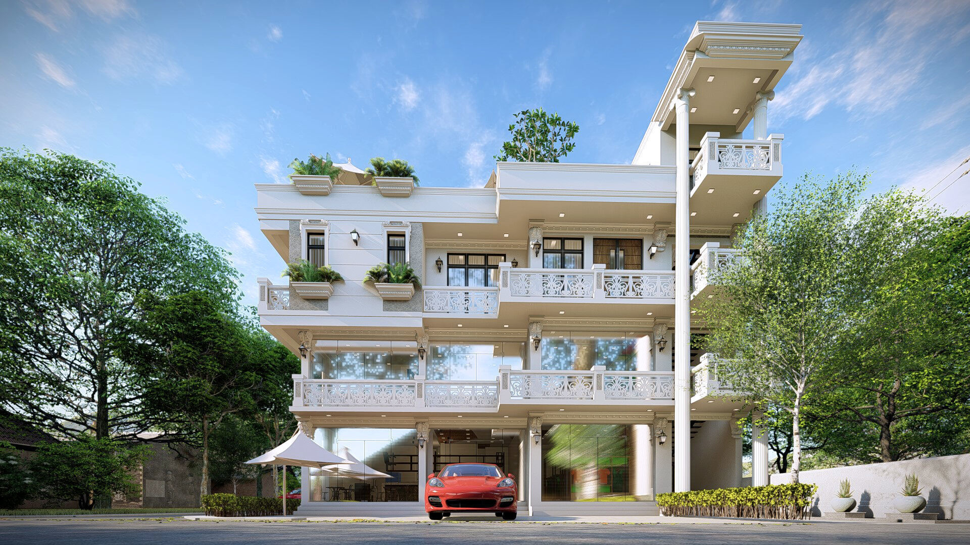 Residential Building   3D model_3